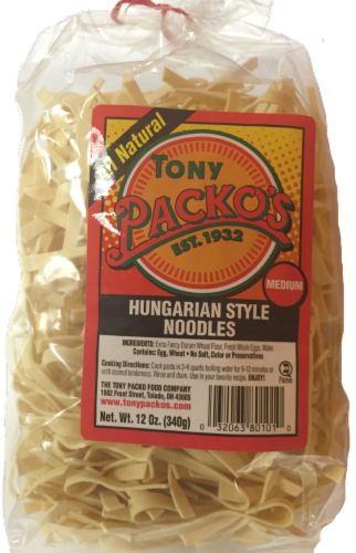 Tony Packo's Medium Hungarian Style Noodles Perspective: front