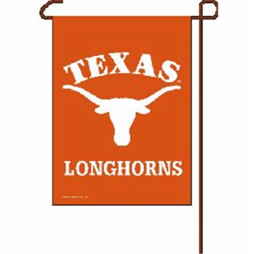Casey's Garden Style 2 Sided Texas Longhorns Flag Perspective: front