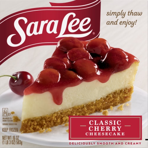Sara Lee Classic Cherry Cheesecake Perspective: front