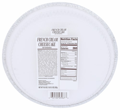 Sara Lee French Cream Cheesecake Perspective: front