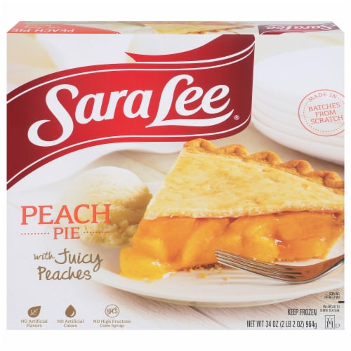 Sara Lee® Traditional Fruit Pie 9" Unbaked Peach Perspective: front
