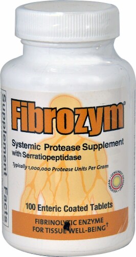 Naturally Vitamins Fibrozym® Tablets Perspective: front