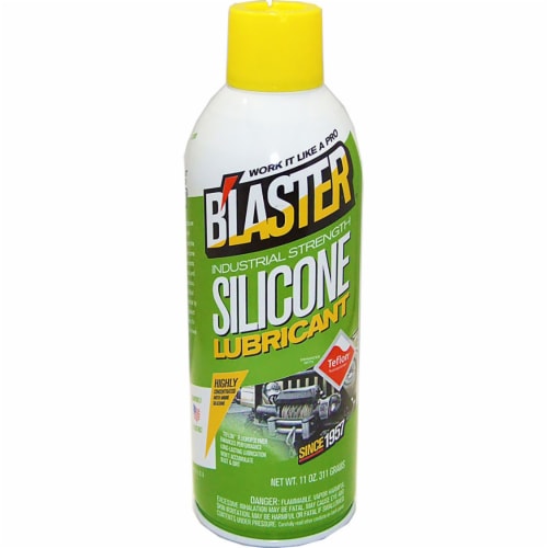 B'laster Industrial Strength Silicone Lubricant 11oz Aerosol Perspective: front