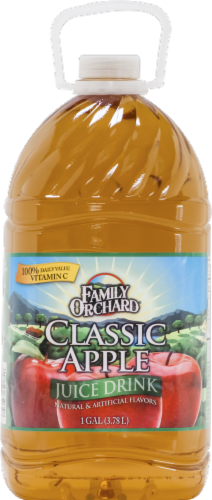 Family Orchard Classic Apple Juice Drink Perspective: front