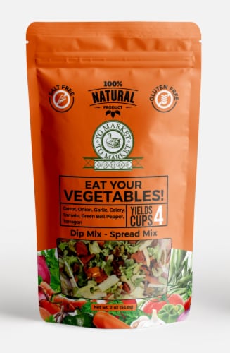 Eat Your Vegetables, Salt Free & Gluten Free Veggie Dip Mix Perspective: front