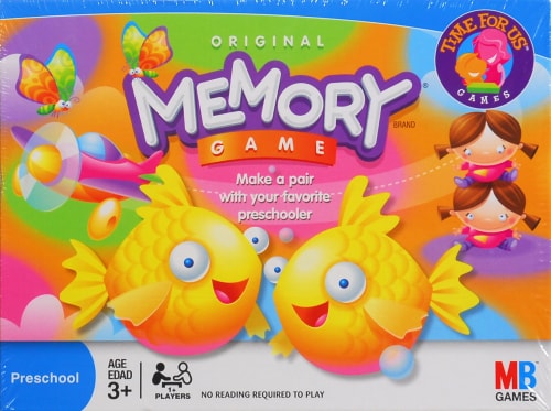 Milton Bradley Original Memory Game Perspective: front