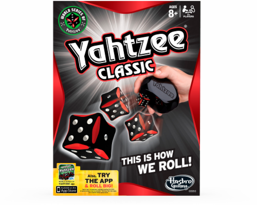 Hasbro Milton Bradley Yahtzee Game Perspective: front