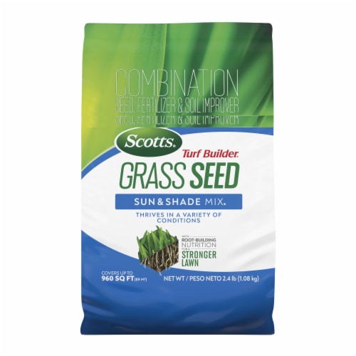 Scotts® Turf Builder® Sun & Shade Mix® Grass Seed Perspective: front