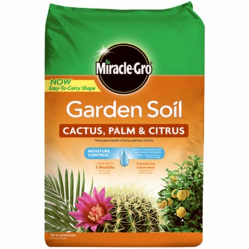Miracle-Gro Cactus, Palm & Citrus Soil Garden Soil 1.5 cu. ft. - Case Of: 1 Perspective: front