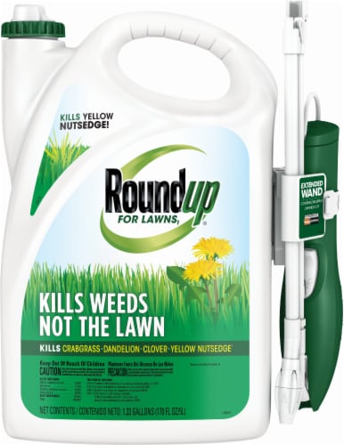 Roundup® For Lawns1 Ready-To-Use Weed Killer with Spray Wand Perspective: front