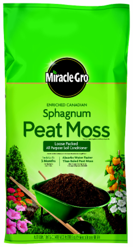 Miracle-Gro Sphagnum Peat Moss Perspective: front