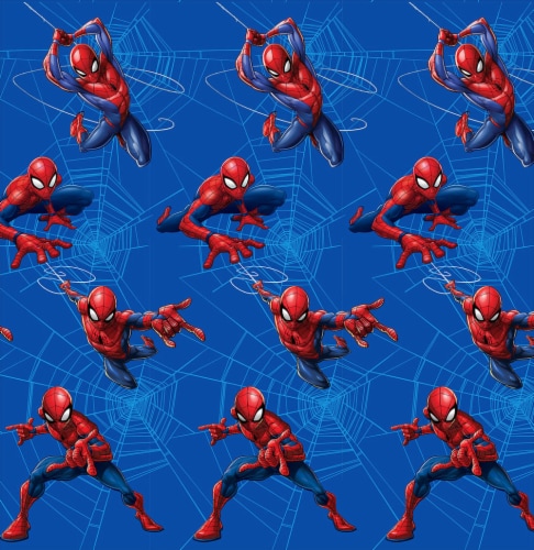 Spider-Man Shower Curtain Perspective: front