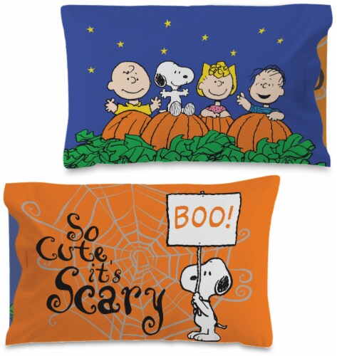 NB Peanuts Halloween Pillowcase Perspective: front