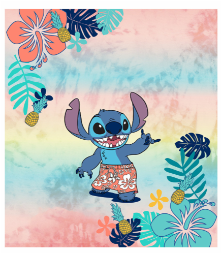 Disney Lilo and Stitch Comforter Set Perspective: front