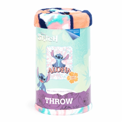 Disney Lilo  and Stitch Throw Blanket Perspective: front