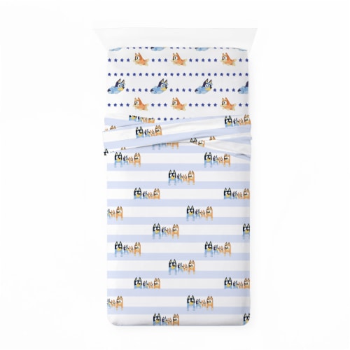 Bluey 3-Piece Twin Sheet Set Perspective: front