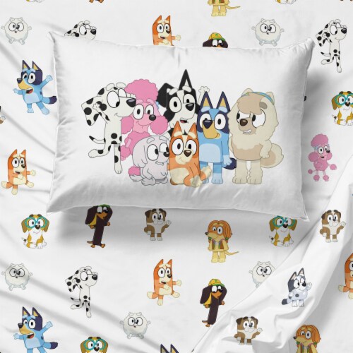 Sunny Side Up Bluey Sheet Set Perspective: front