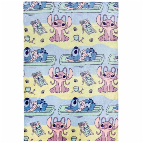 Disney Lilo and Stitch Vitamin Sea Silk Touch Throw Perspective: front