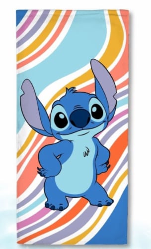 Disney Lilo and Stitch - Groovy Wave Stitch Beach Towel Perspective: front