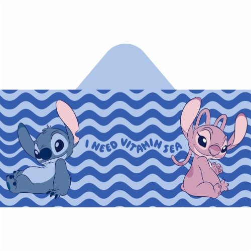 Disney Lilo & Stitch Hooded Towel Perspective: front