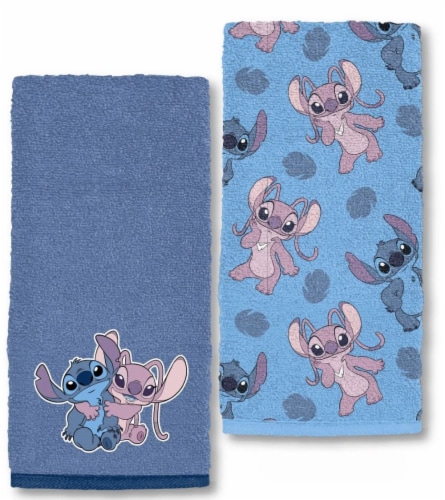 Disney Lilo and Stitch - BFFs Stitch & Angel Hand Towels Perspective: front