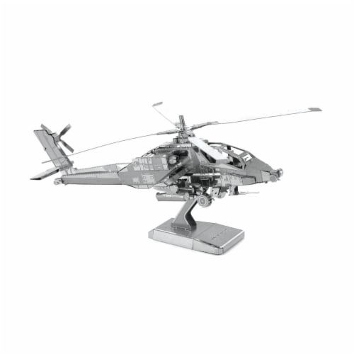 Metal Earth AH 64 Apache Helicopter Model Kit 1 Unit City Market