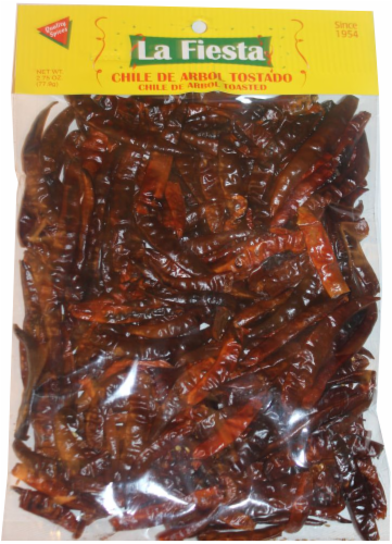 La Fiesta Chile De Arbol Toasted Perspective: front