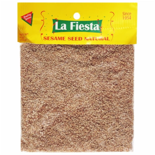 La Fiesta Natural Sesame Seeds Perspective: front