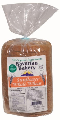Bavarian Bakery Organic Sunflower Whole Wheat Bread Perspective: front