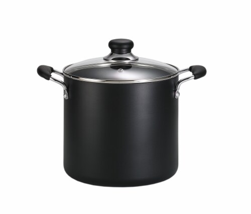 T-fal Stock Pot - Black Perspective: front