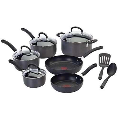 T-Fal Ultimate Hard Anodized Cookware Set - Black, 1 - Fry's Food