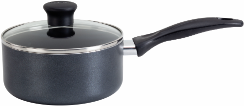 T-fal Easy Care Sauce Pan with Lid - Gray Perspective: front