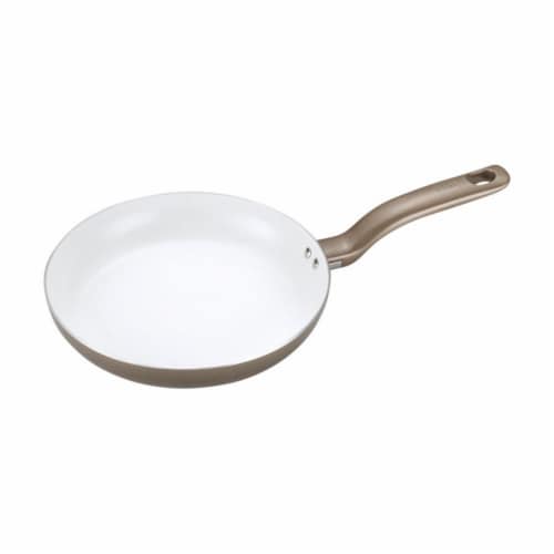 T-fal Ceramic Fry Pan - Champagne Perspective: front