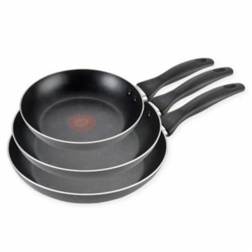 T-fal® Pure Cook Nonstick Aluminum Fry Pan Set - Black, 3 Piece - Mariano's