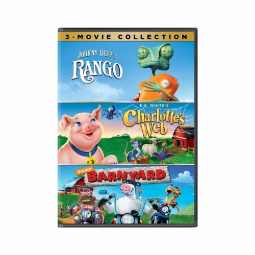 Rango / Charlotte's Web / Barnyard (DVD) Perspective: front
