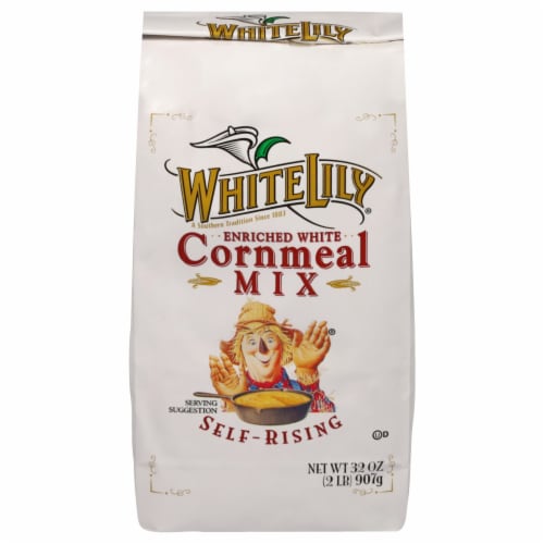 White Lily Self-Rising Enriched White Cornmeal Mix Perspective: front