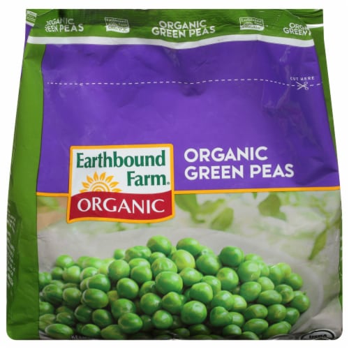 Earthbound Farm Frozen Organic Green Peas Perspective: front