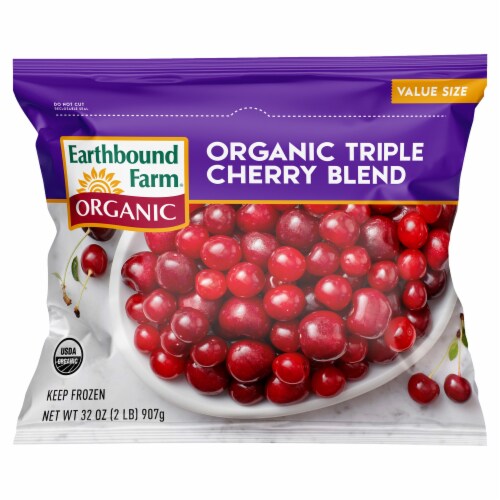 Earthbound Farm Organic Triple Berry Blend Perspective: front