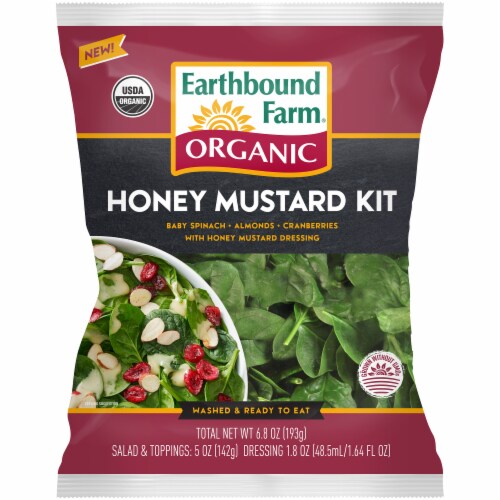 Earthbound Farm® Organic Honey Mustard Salad Kit Perspective: front