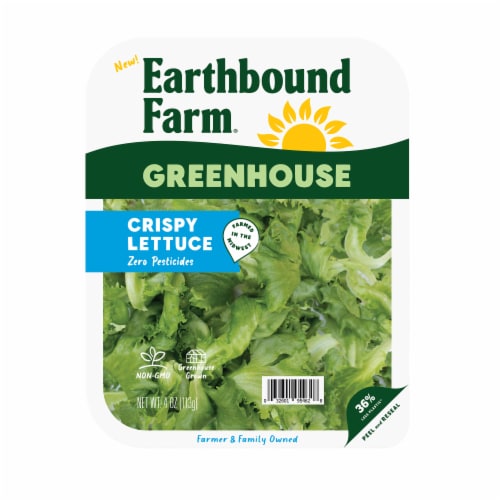 Earthbound Farm® Greenhouse Crisp Lettuce Perspective: front