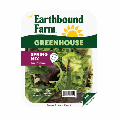 Earthbound Farm® Greenhouse Spring Mix Perspective: front
