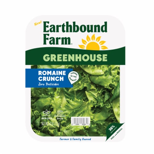 Earthbound Farm® Greenhouse Romaine Crunch Perspective: front