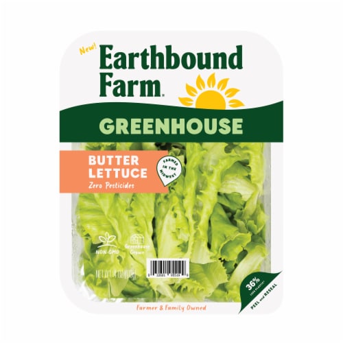 Earthbound Farm® Greenhouse Butter Lettuce Perspective: front
