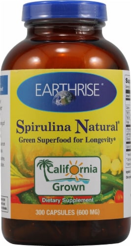 Earthrise  Spirulina Natural® Perspective: front