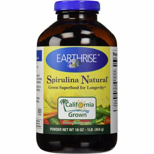 Earthrise  Spirulina Natural® Powder Perspective: front