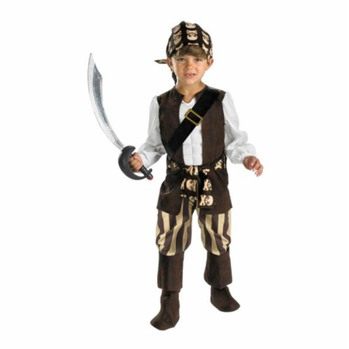Costumes For All Occasions DG3211S Rogue Pirate Toddler 2T Perspective: front