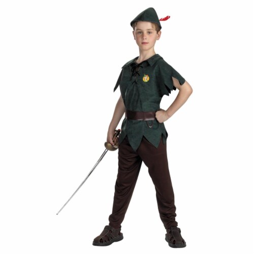 Morris Costumes DG5963M Childs Peter Pan Classic Costume - Size 3-4T Perspective: front