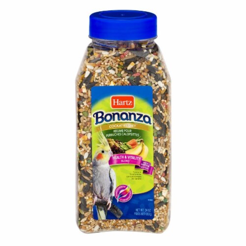 Hartz Bonanza Cockatiel Food Health and Vitality Blend Perspective: front