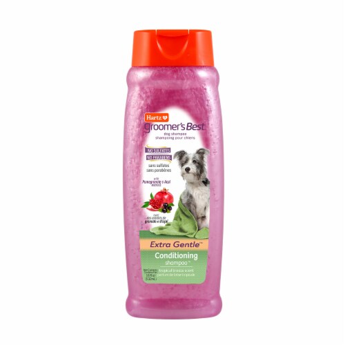 Hartz Groomer'es Best Extra Gentle Conditioning Dog Shampoo Perspective: front