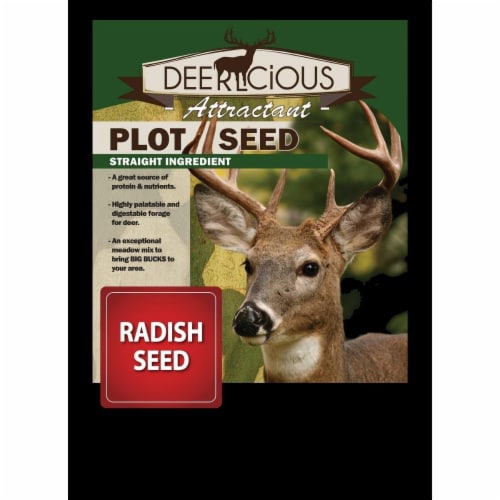 Deerlicious 150019 4.5 lbs Radish Seed - Master Pack 12 Perspective: front
